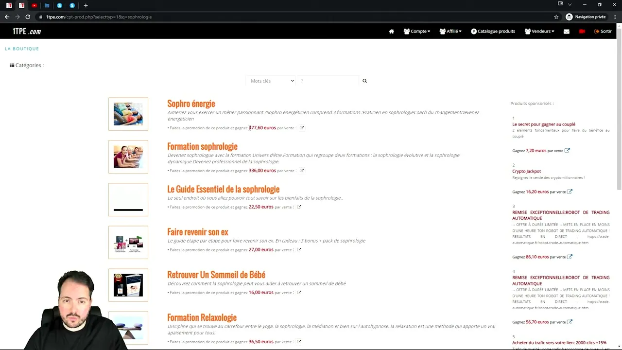 Processus d'inscription sur 1TPE étape par étape