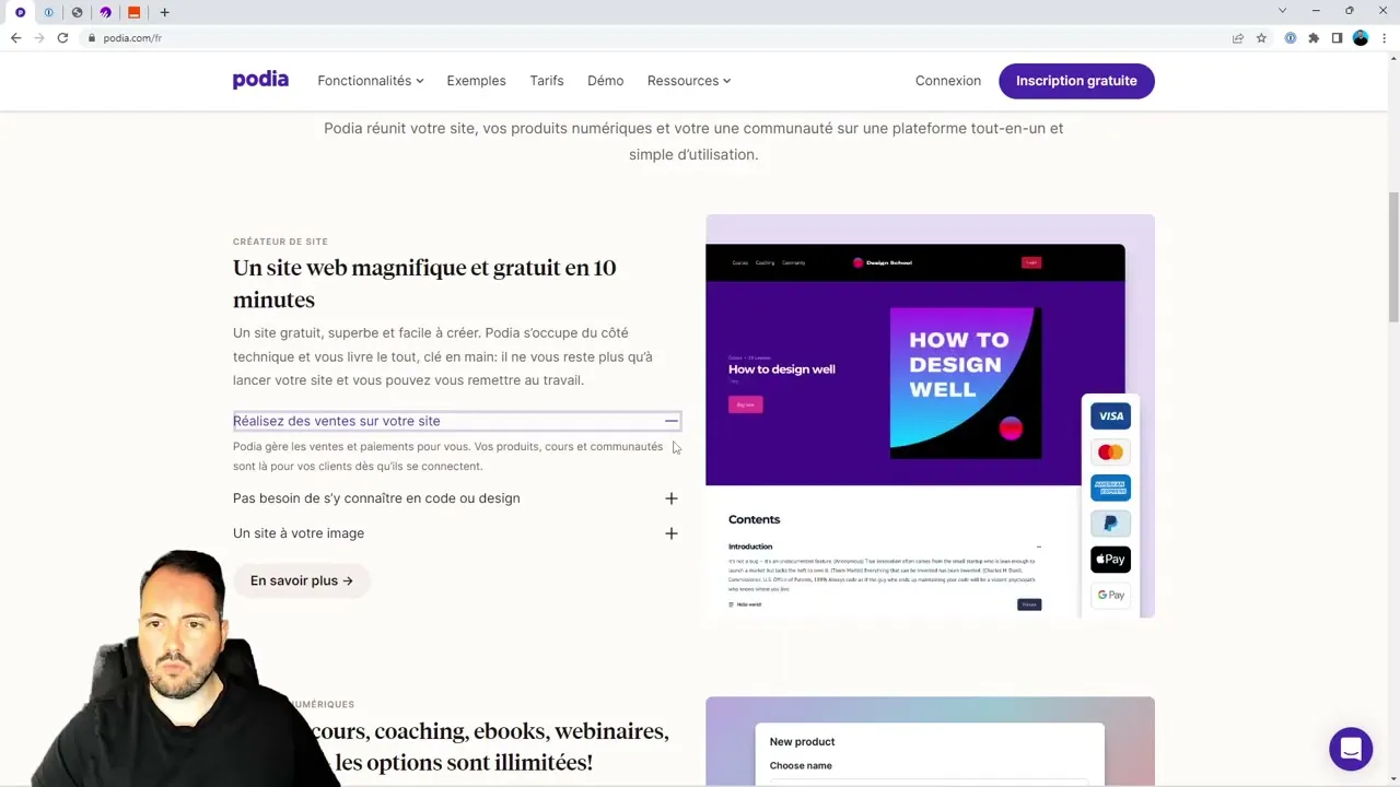 Podia, la plateforme tout-en-un pour vendre des formations en ligne