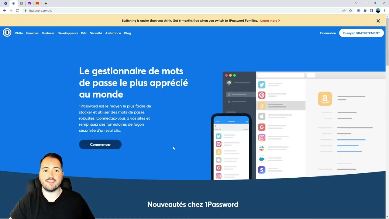 1Password, le gestionnaire de mots de passe pour entrepreneurs