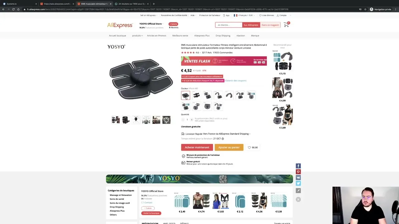 Dropshipping et affiliation marketplace sur Systeme.io