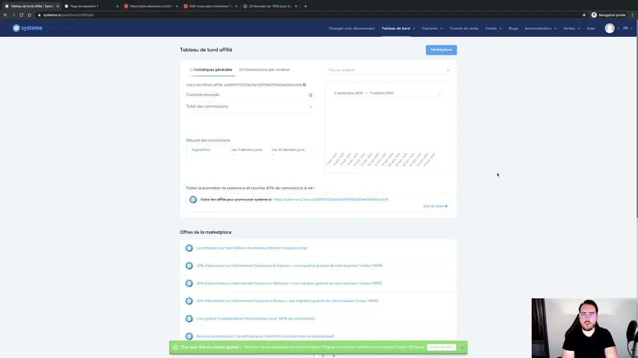 Faire du coaching Systeme.io et vendre ses services