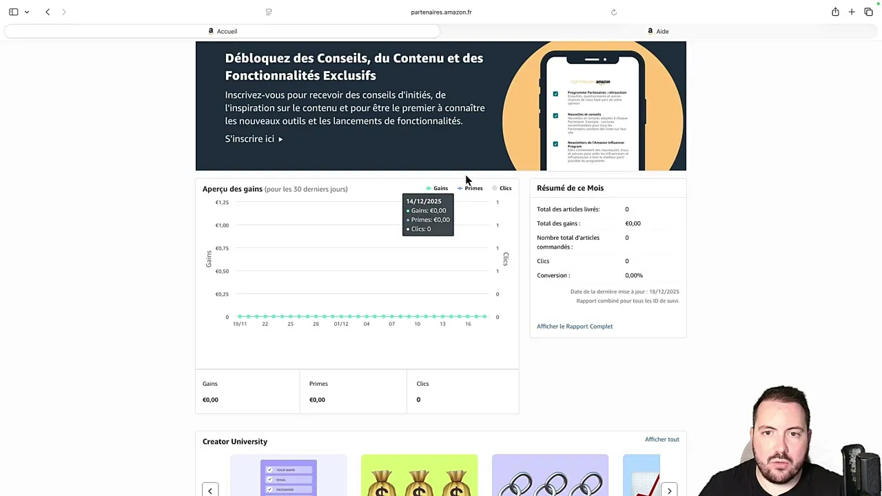 Stratégie YouTube et contenu court pour l'affiliation Amazon