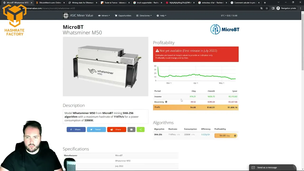 Comparaison de la rentabilité entre ASICs et rigs GPU de minage