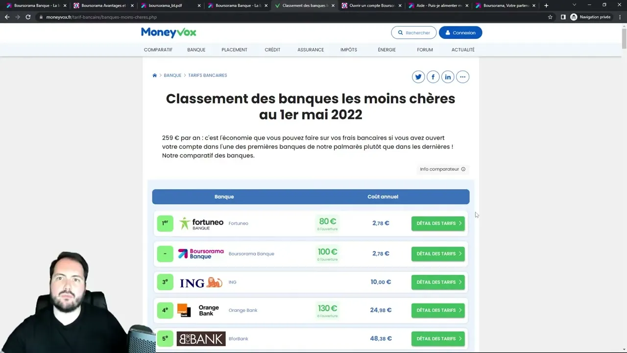 Dépôt obligatoire pour ouvrir un compte Boursorama
