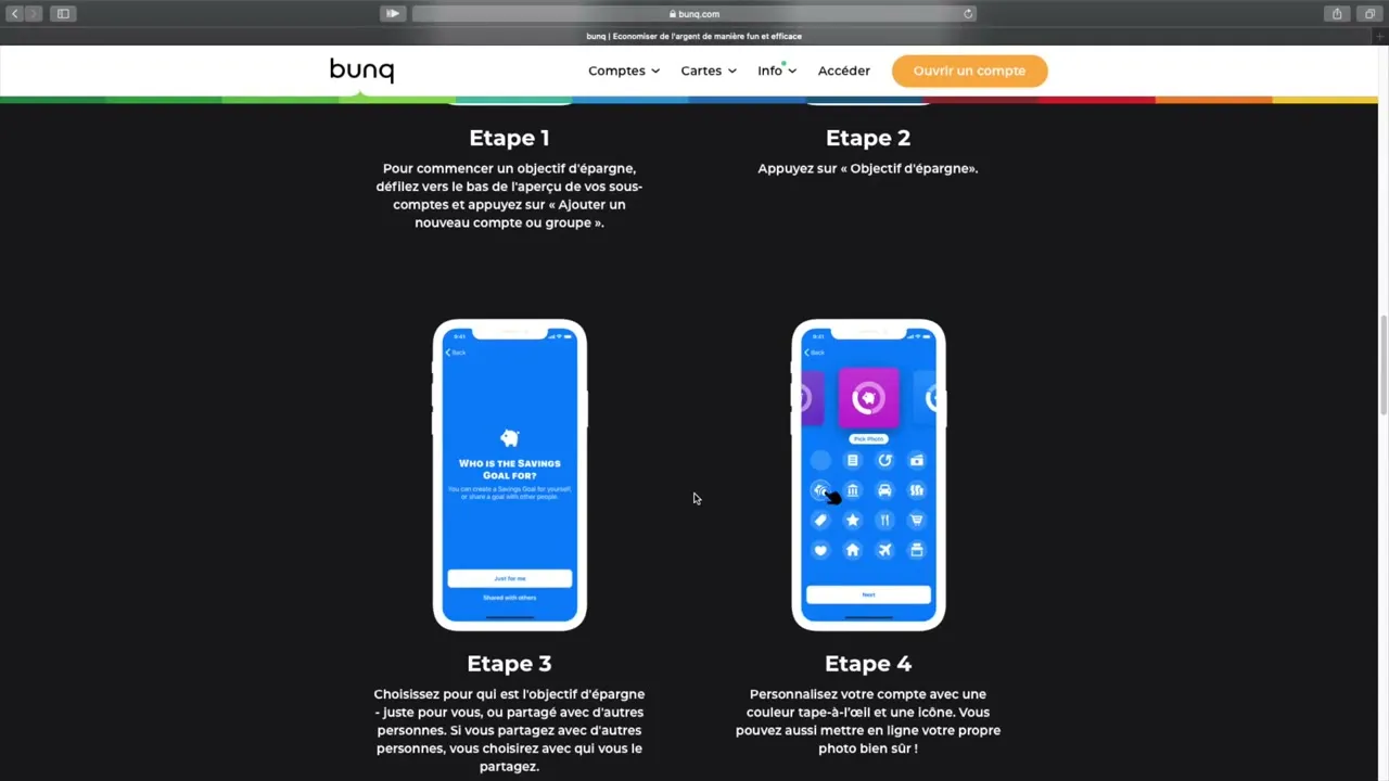 Carte Mastercard Bunq gratuite avec design arc-en-ciel
