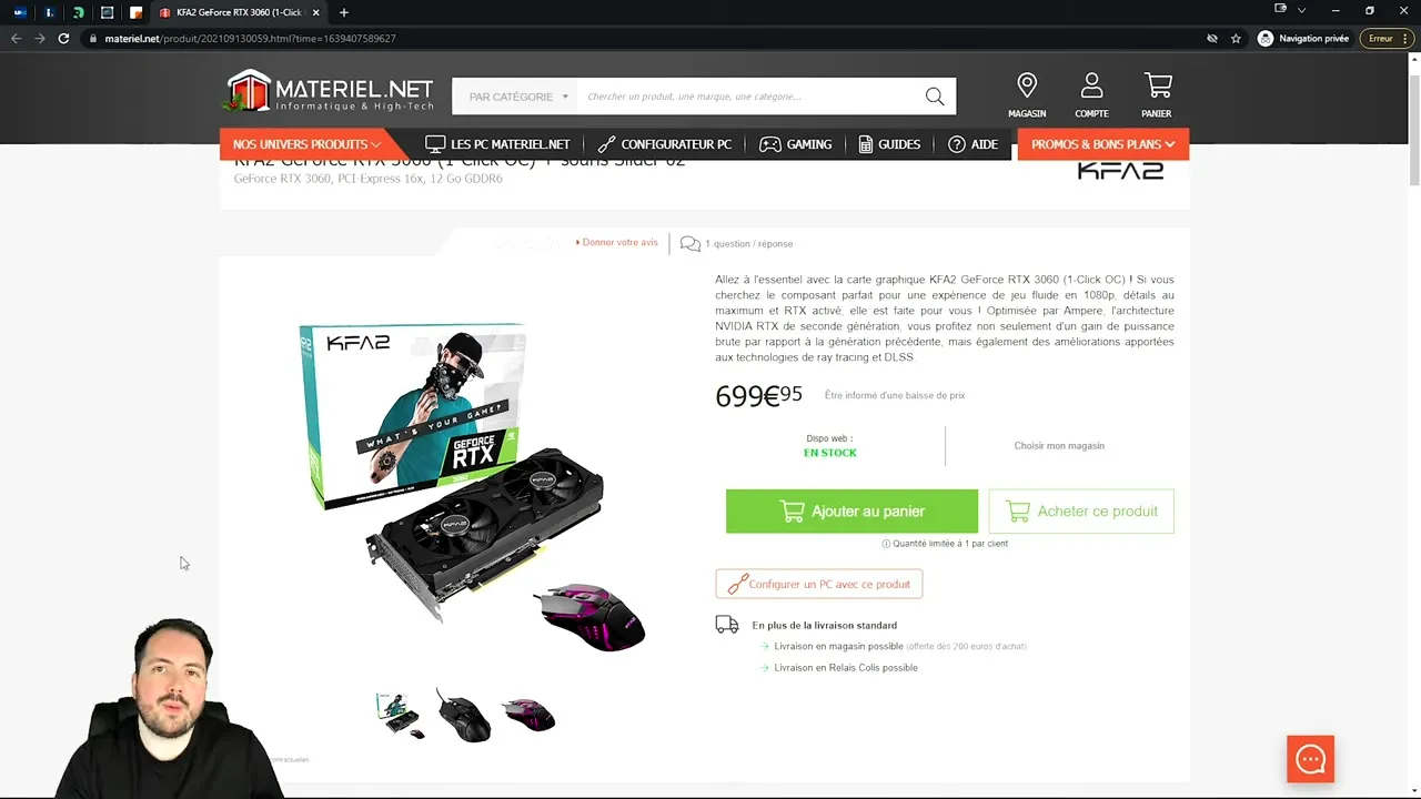 Utilisation de GPU Tracker et Drop Reference pour trouver des cartes graphiques