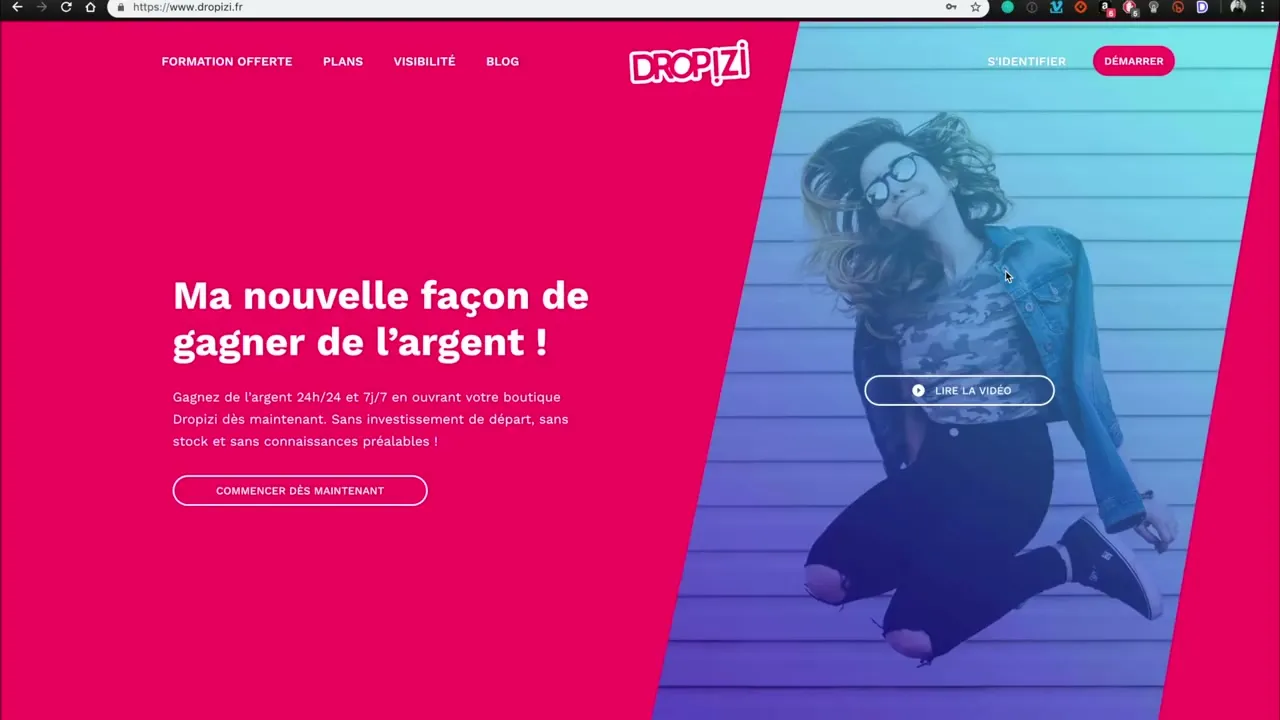 Création d'une boutique en ligne avec Dropizi étape par étape