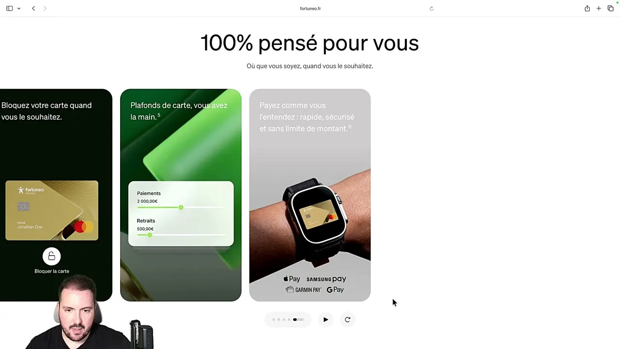 Les cartes bancaires Fortuneo : Fosfo, Gold et World Elite