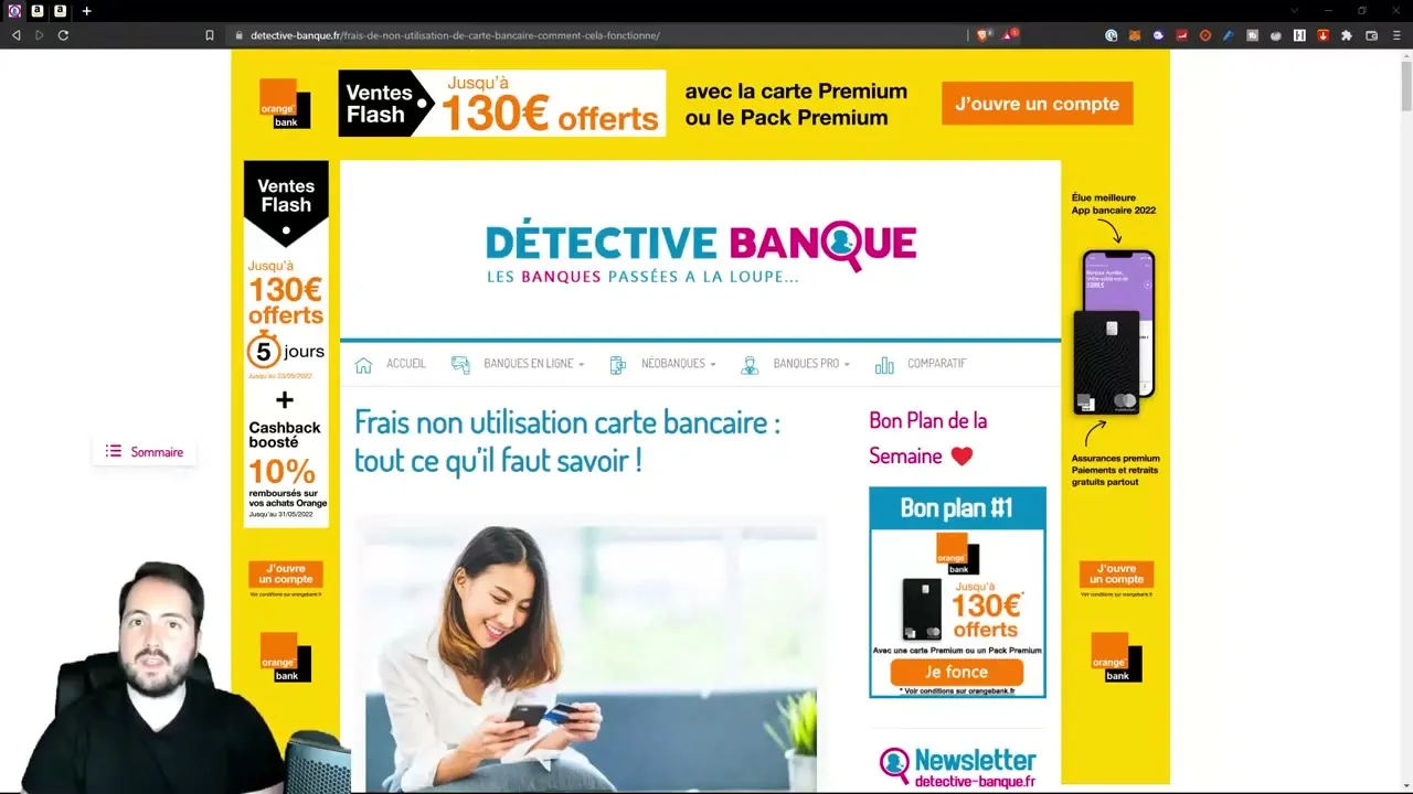 Présentation de l'astuce pour éviter les frais de non-utilisation de carte bancaire