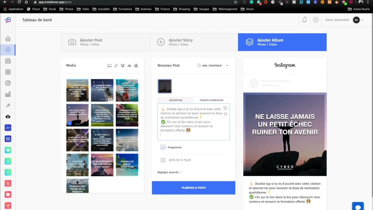 Configuration et paramétrage d'InstaBOSS étape par étape