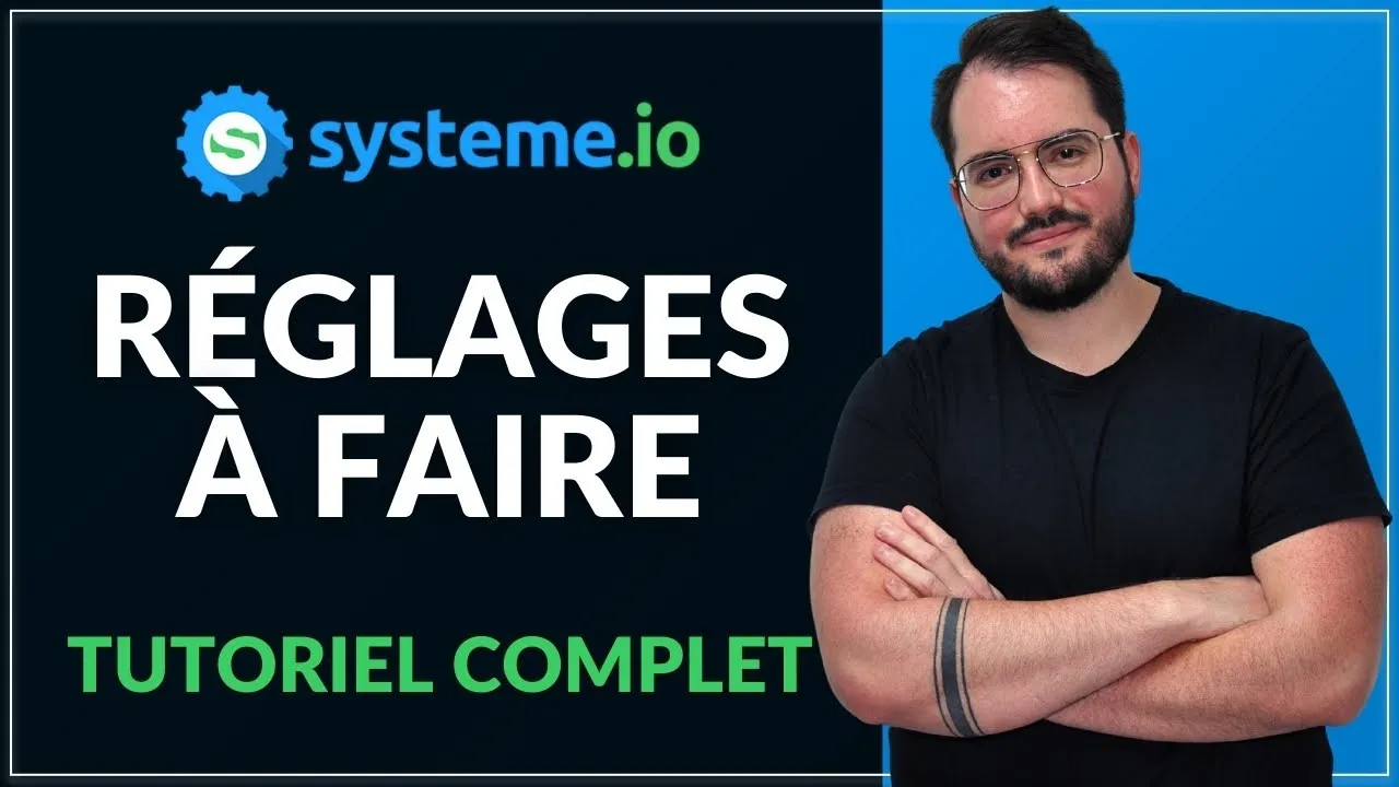 Récapitulatif du paramétrage Systeme.io