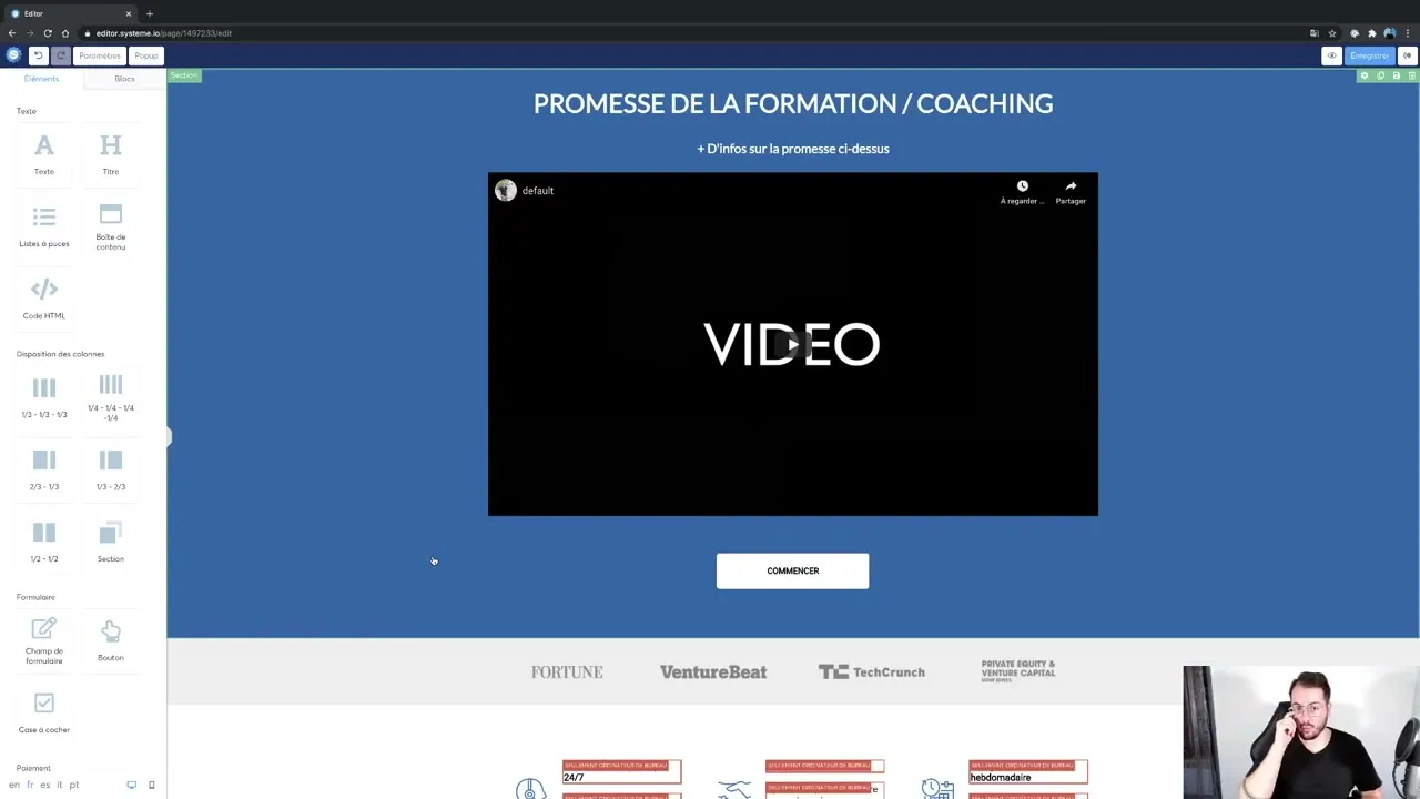 Configuration des upsells et downsells sur Systeme.io
