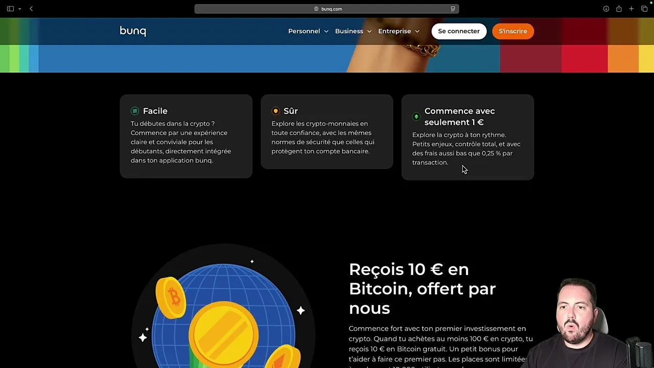 Utilisation de la carte Bunq en voyage à l'étranger