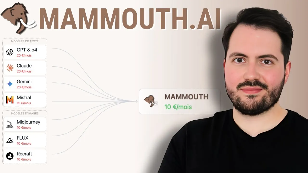 Mammouth.AI - Toutes les IA premium en un seul endroit pour 10 euros par mois